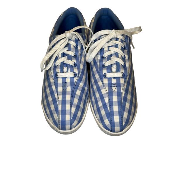 Easy Spirit Women's Checkered Gingham Sneakers Shoes Blue White Sz 9.5N Comfy - Picture 12 of 12
